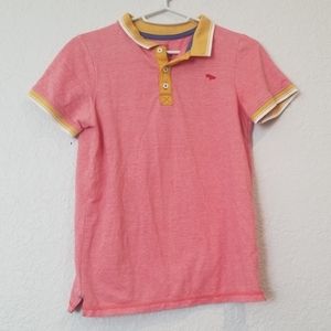 3/$20 F&F Boys Pink/Red Polo, 10-11 year